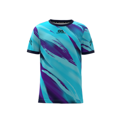 Cyan Purple Adults Training Jersey 2504