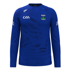 Ballina GAA long sleeve blue warm up top 2502