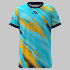Cyan Amber Kids Training jersey 2505