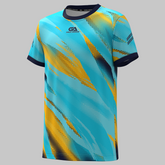 Cyan Amber Kids Training jersey 2505