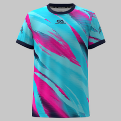 Cyan Pink Kids Training jersey 2506