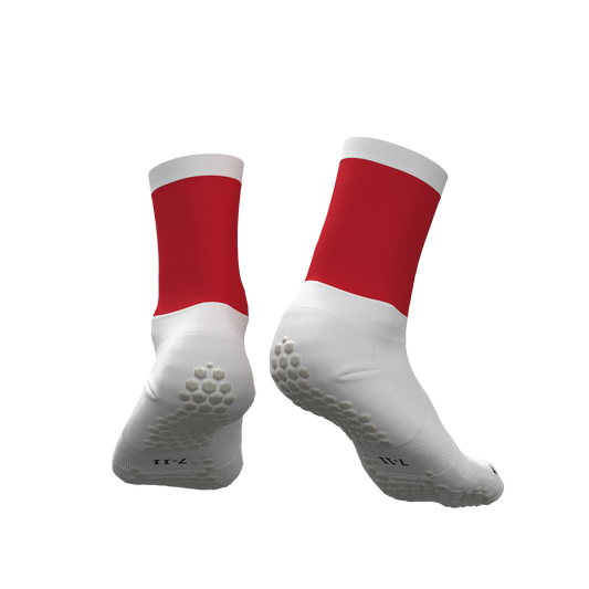 Grip GAA Midi  Sock Red White