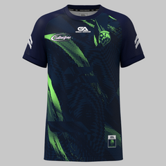 Leitrim GAA Kids Training Jersey Navy Lime 2025