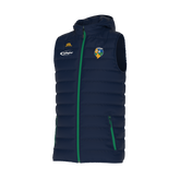 Leitrim GAA Navy Green Hooded Gilet