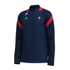 Louth LGFA Navy Red Culainn Half Zip