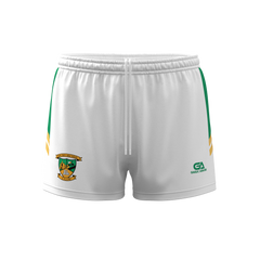 St Michaels Killeen Kids Match Shorts white green amber