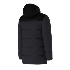 Moneygall Camogie Hooded Padded Parka Black Charcoal Jacket