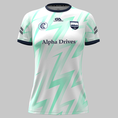 Tipperary Camogie Training Jersey Ladies Fit White Mint