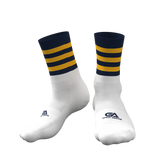 Tipperary Socks Navy Amber Hoops
