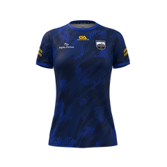 Kids Tipperary Camogie Training Jersey Navy Royal