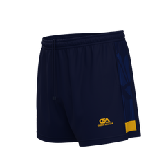 Tipperary Camogie Printed Shorts Navy Amber