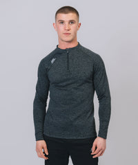 Core 1/4 Zip Black Marl