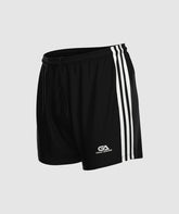 Kids GAA Official Match Shorts Black White