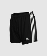 Kids GAA Official Match Shorts Black White