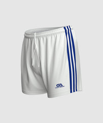 GAA Official Match Shorts White Royal