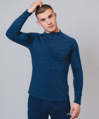 Core 1/4 Zip Navy Marl