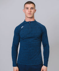 Core 1/4 Zip Navy Marl