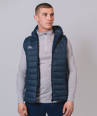 Core Navy Hooded Gilet