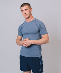 Flex Navy Marl Tee
