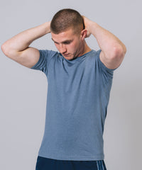 Flex Navy Marl Tee