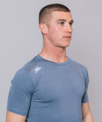 Flex Navy Marl Tee