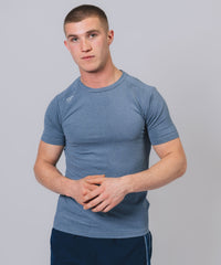 Flex Navy Marl Tee