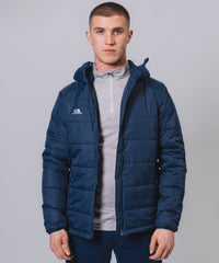 Cahir Hooded Padded Navy Jacket