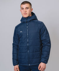 Hooded Padded Navy Jacket