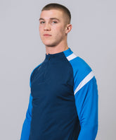 Culainn 1/4 Zip Navy Royal White