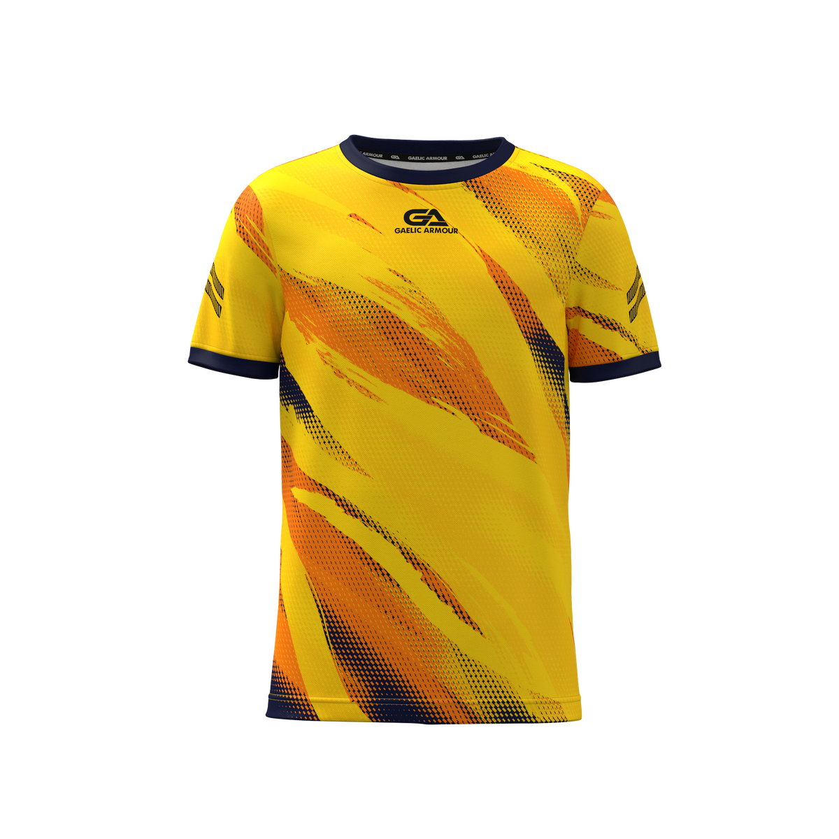 Amber Orange Kids Training jersey 2503