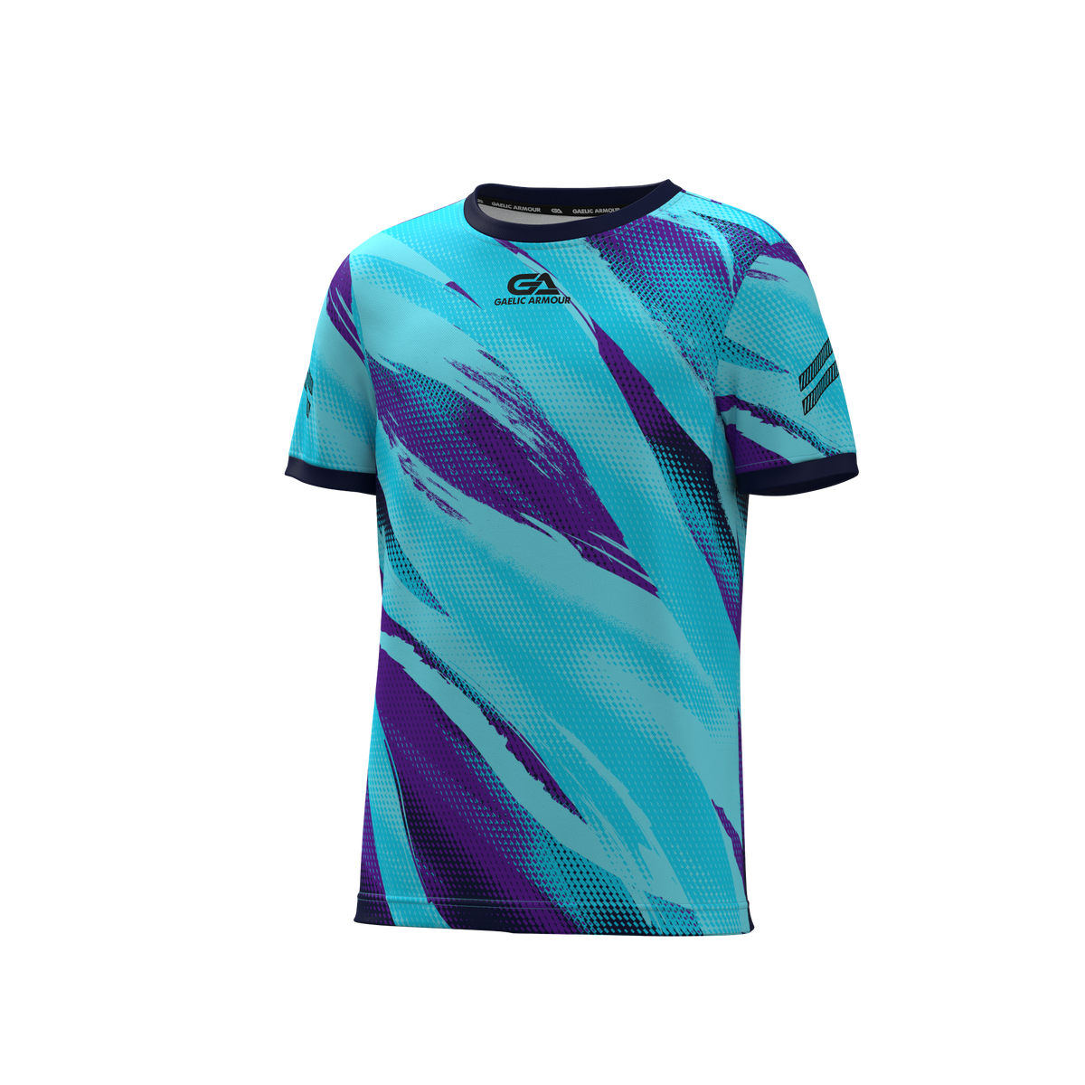 Cyan Purple Adults Training Jersey 2504