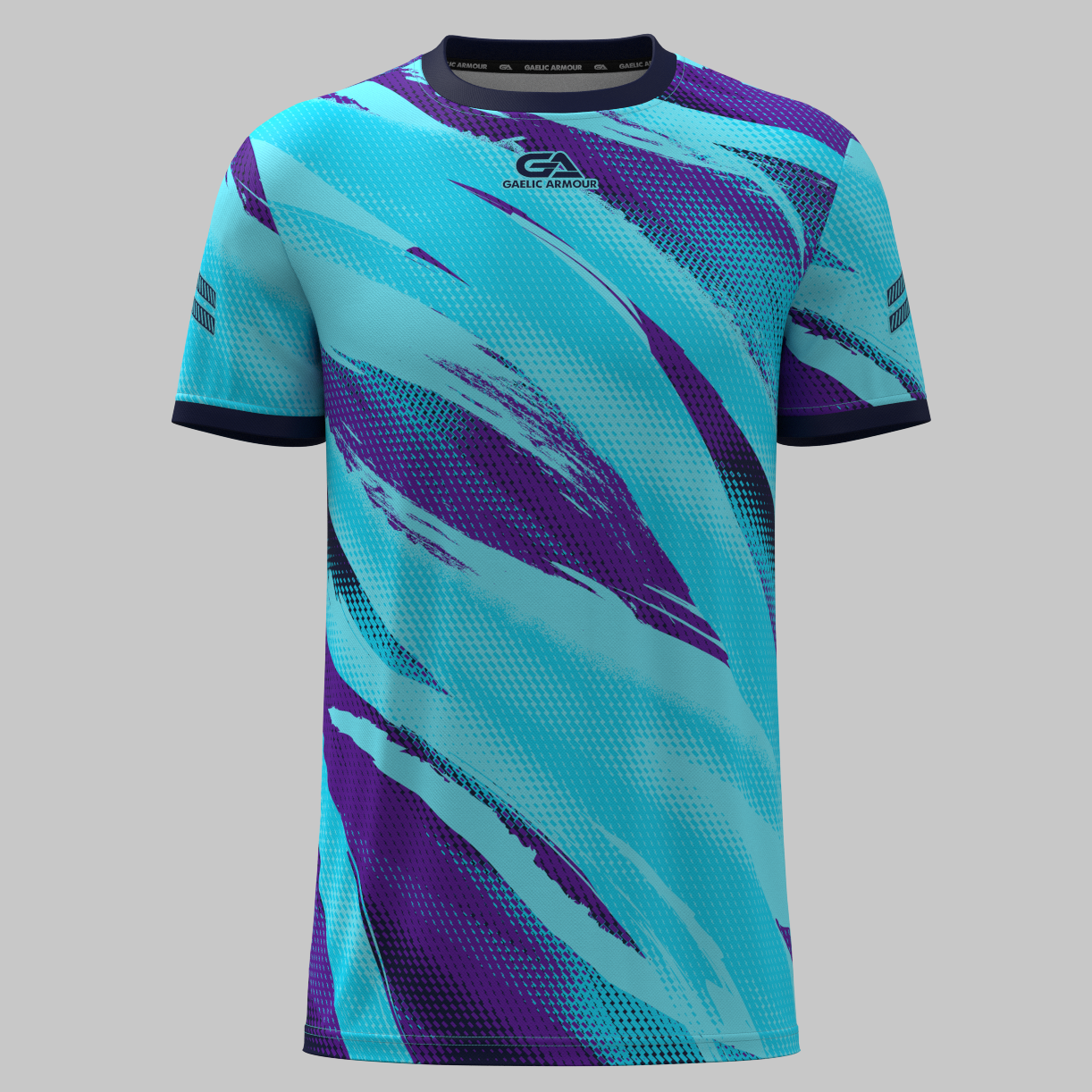 Cyan Purple Adults Training Jersey 2504