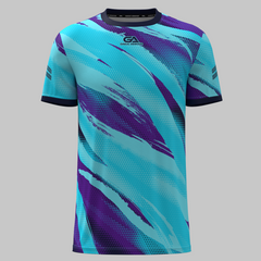 Cyan Purple Adults Training Jersey 2504