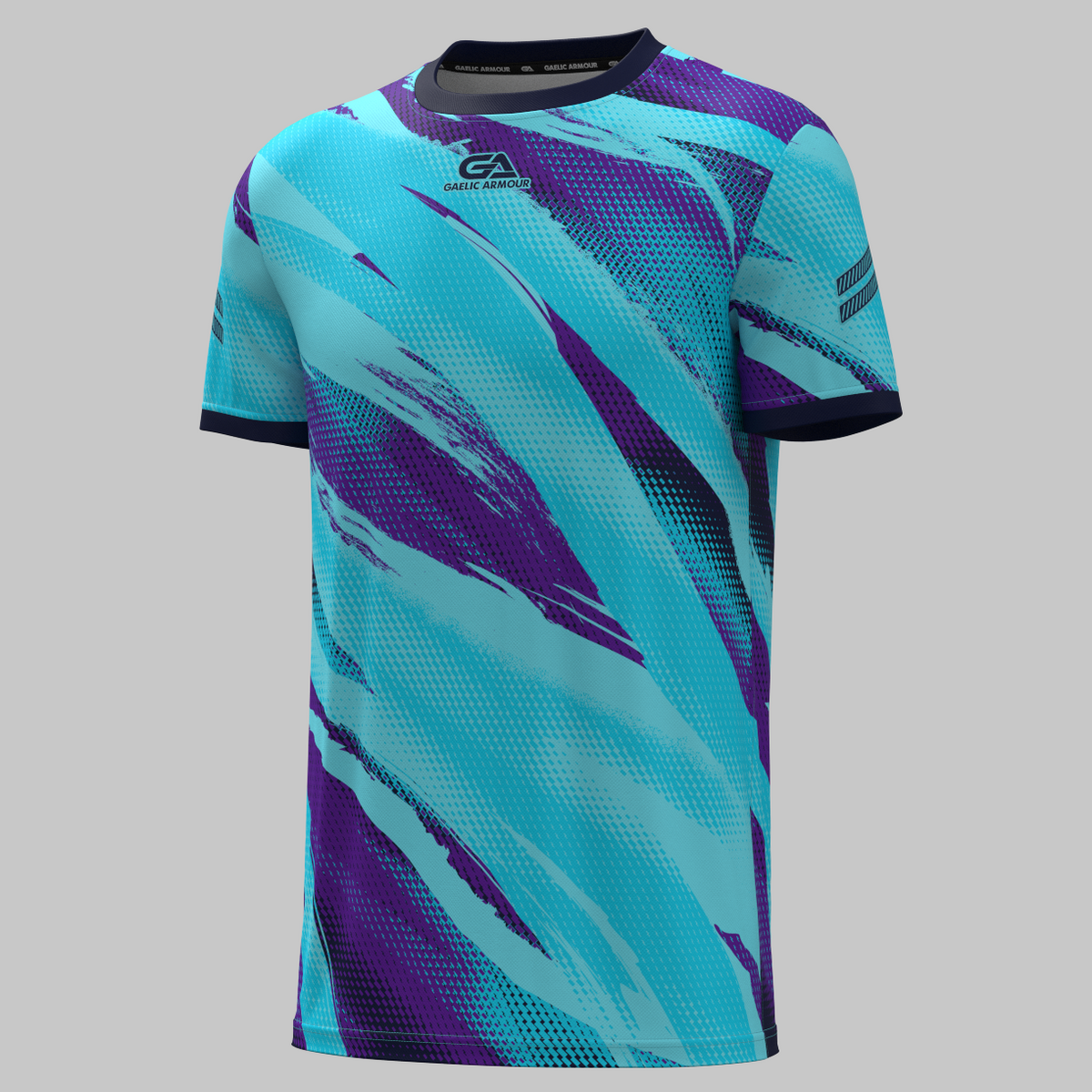Cyan Purple Adults Training Jersey 2504