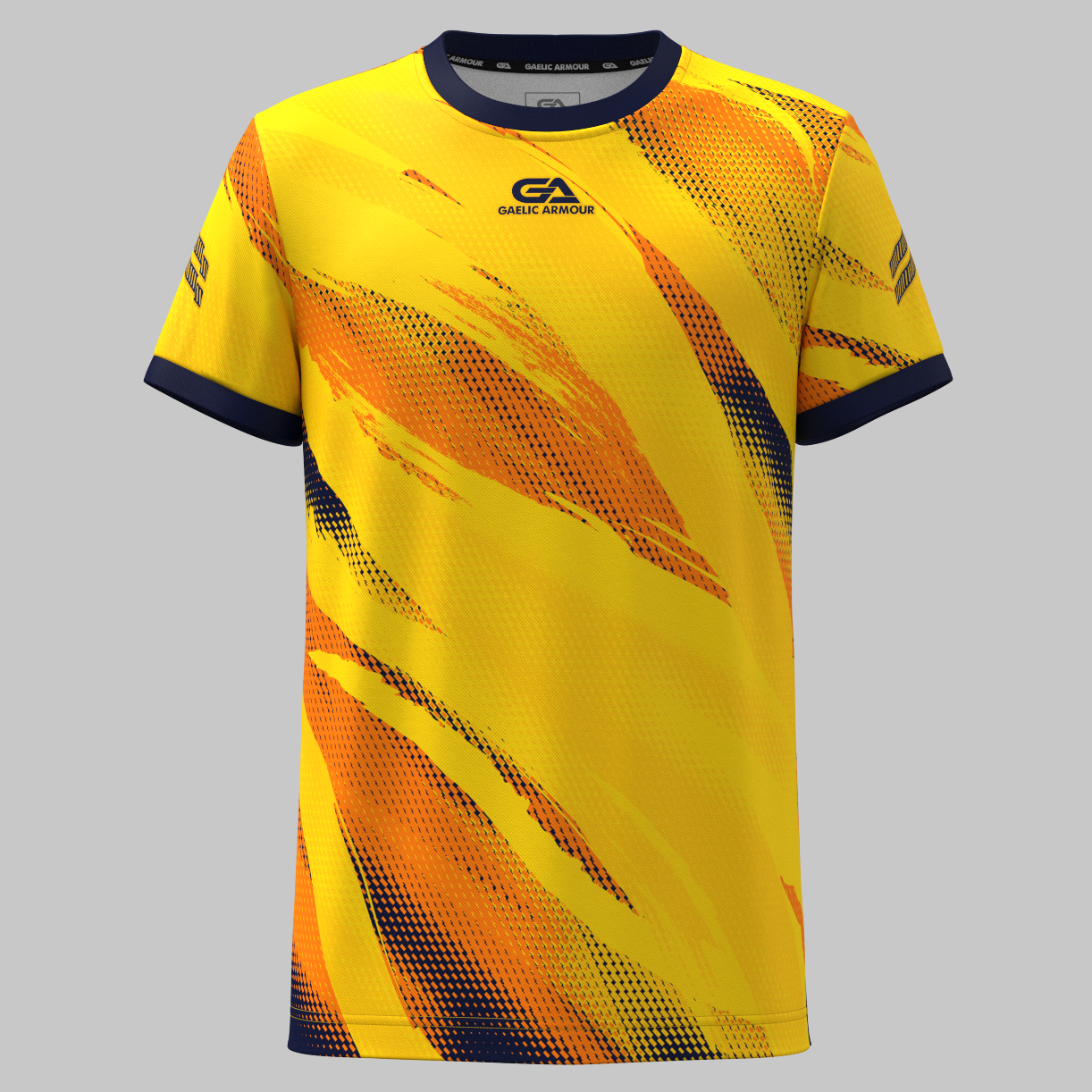 Amber Orange Kids Training jersey 2503