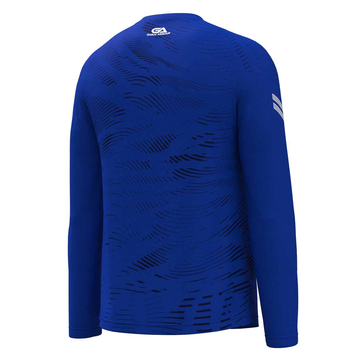 Ballina GAA long sleeve blue warm up top 2502