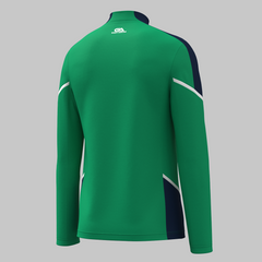 Cahir LGFA Green Revive half zip kids
