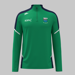 Cahir LGFA Adults Green Revive Half zip