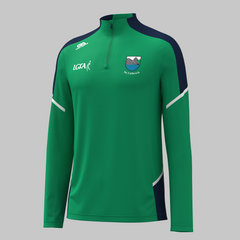 Cahir LGFA Green Revive half zip kids