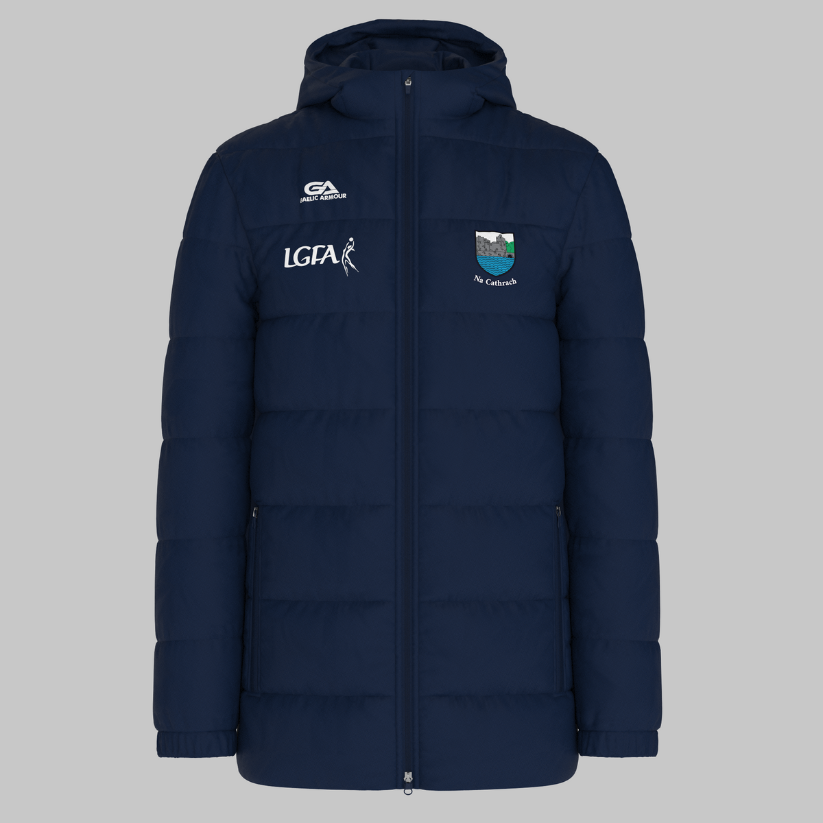 Cahir LGFA Hooded Padded Parka Navy