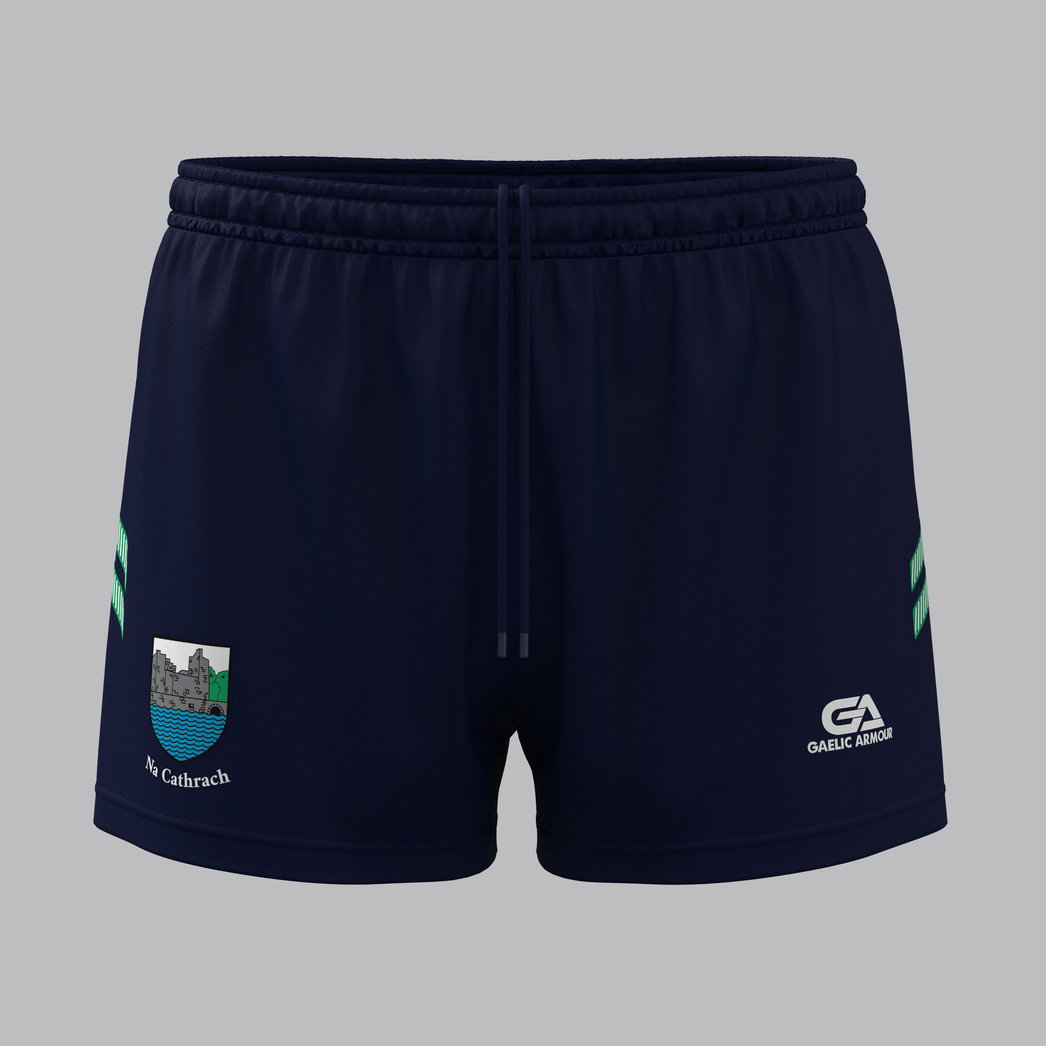 Cahir Match Shorts Navy Green