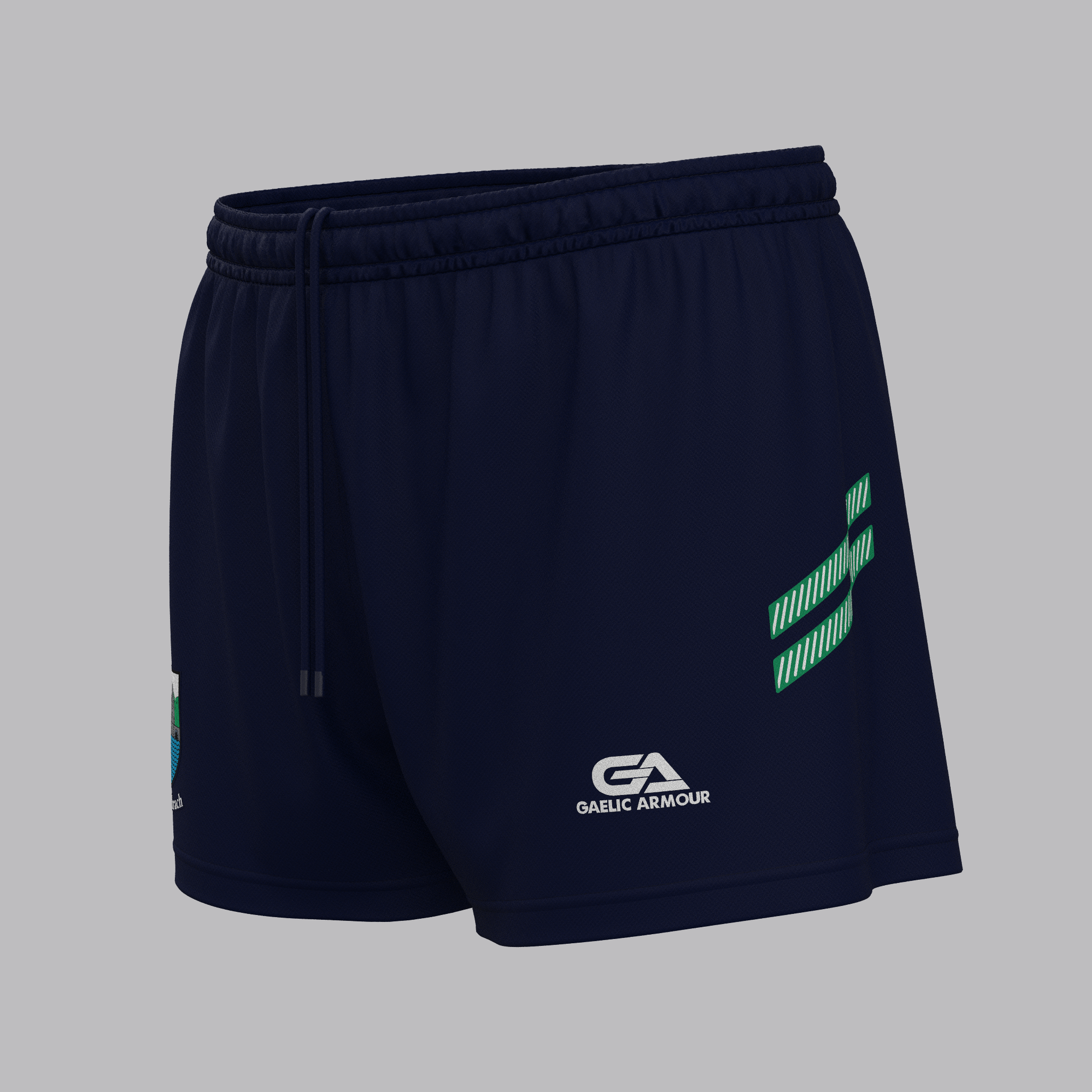 Cahir Match Shorts Navy Green
