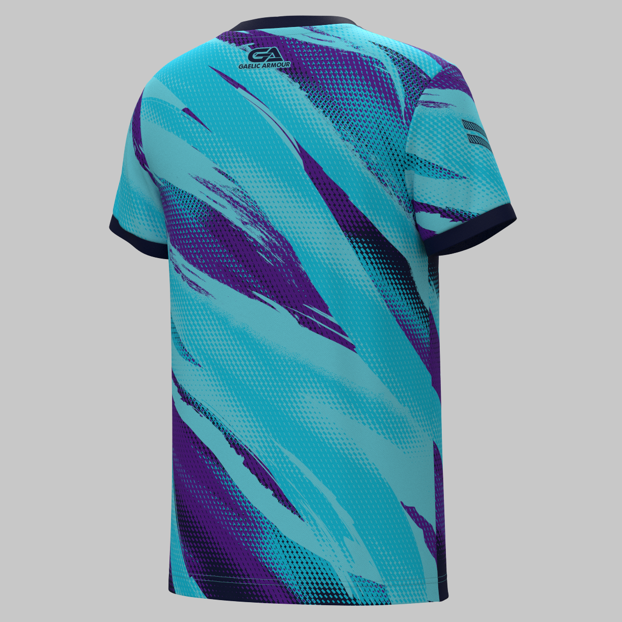 Cyan Purple Kids Training jersey 2504