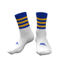 GAA Midi Socks Royal Amber Hoops