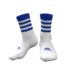 GAA Midi Socks Royal White Hoops