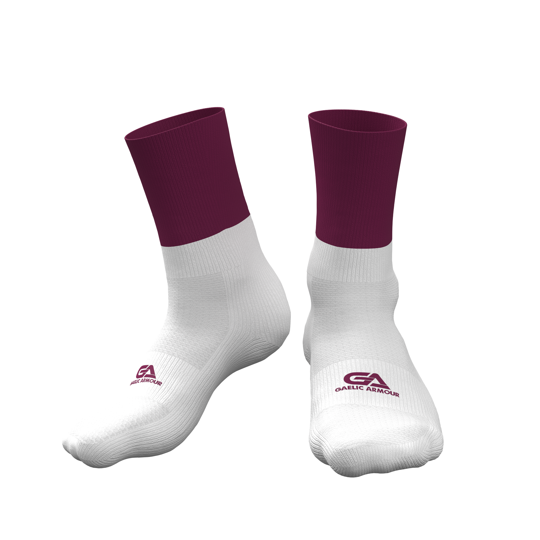 Kids GAA Midi Socks Maroon Gaelic Armour kids-gaa-midi-socks-maroon-gaelic-armour