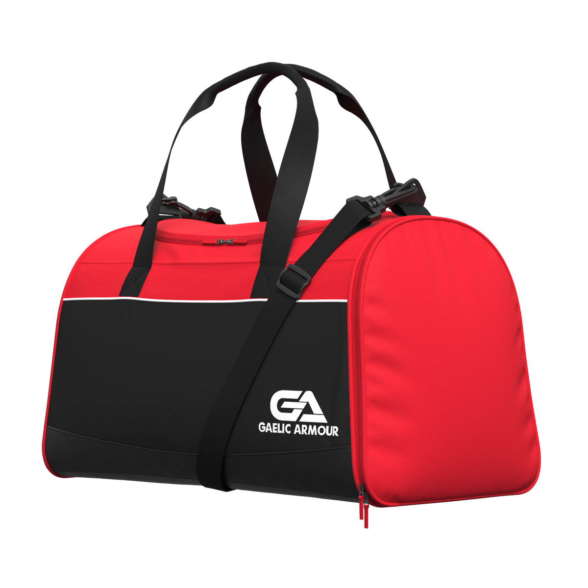 GAA Team Kit Bag Black Red White