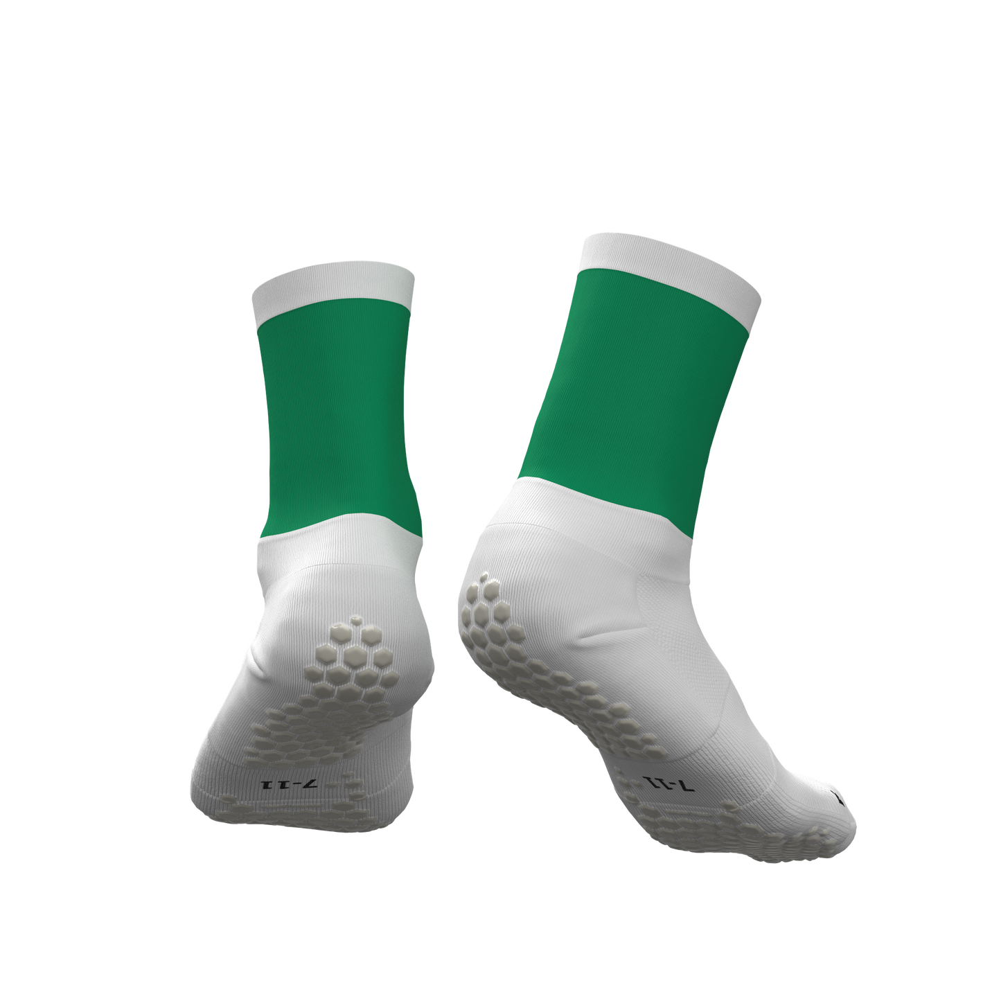Grip GAA Midi Sock Green White Gaelic Armour