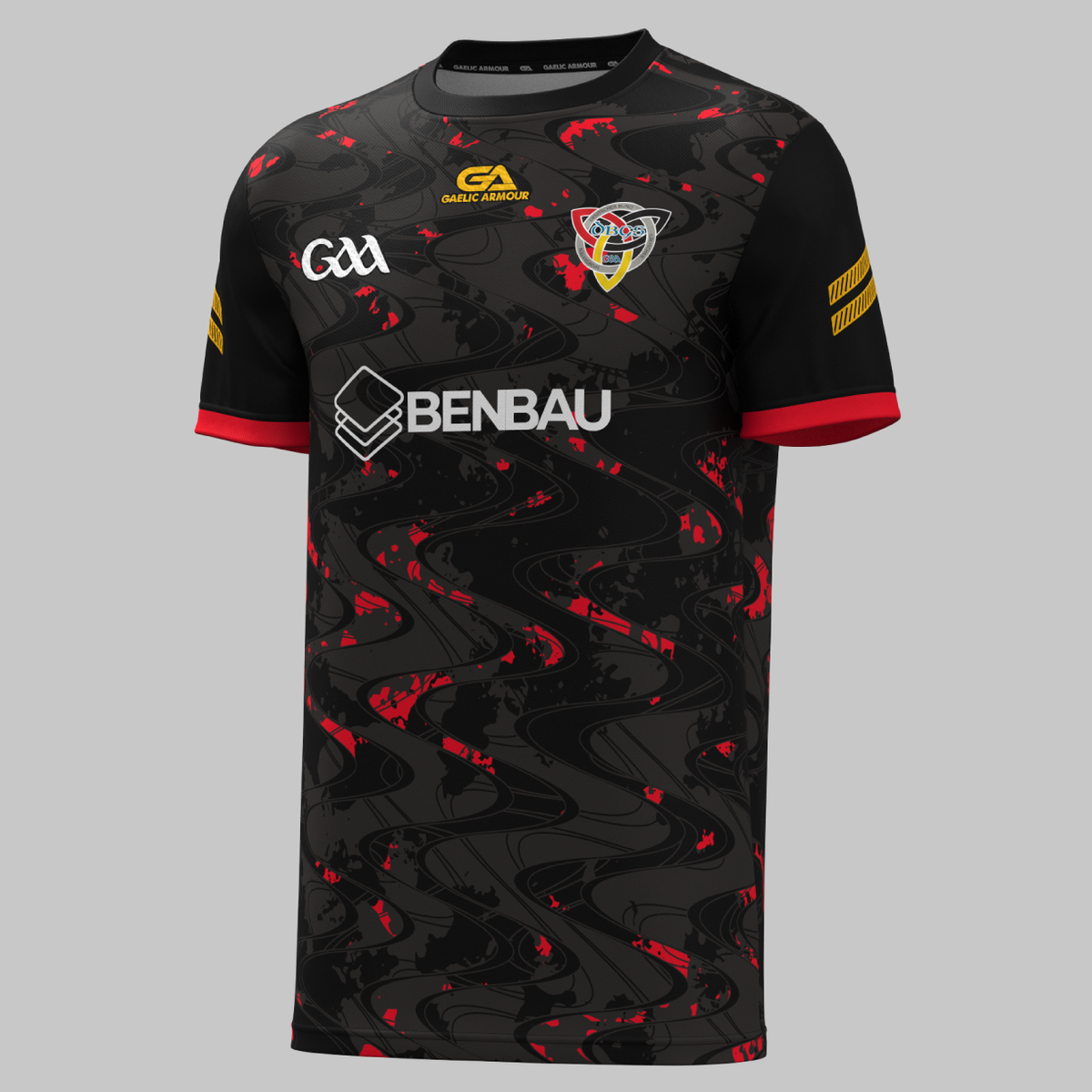 Germany GAA Training Jersey Black/Red