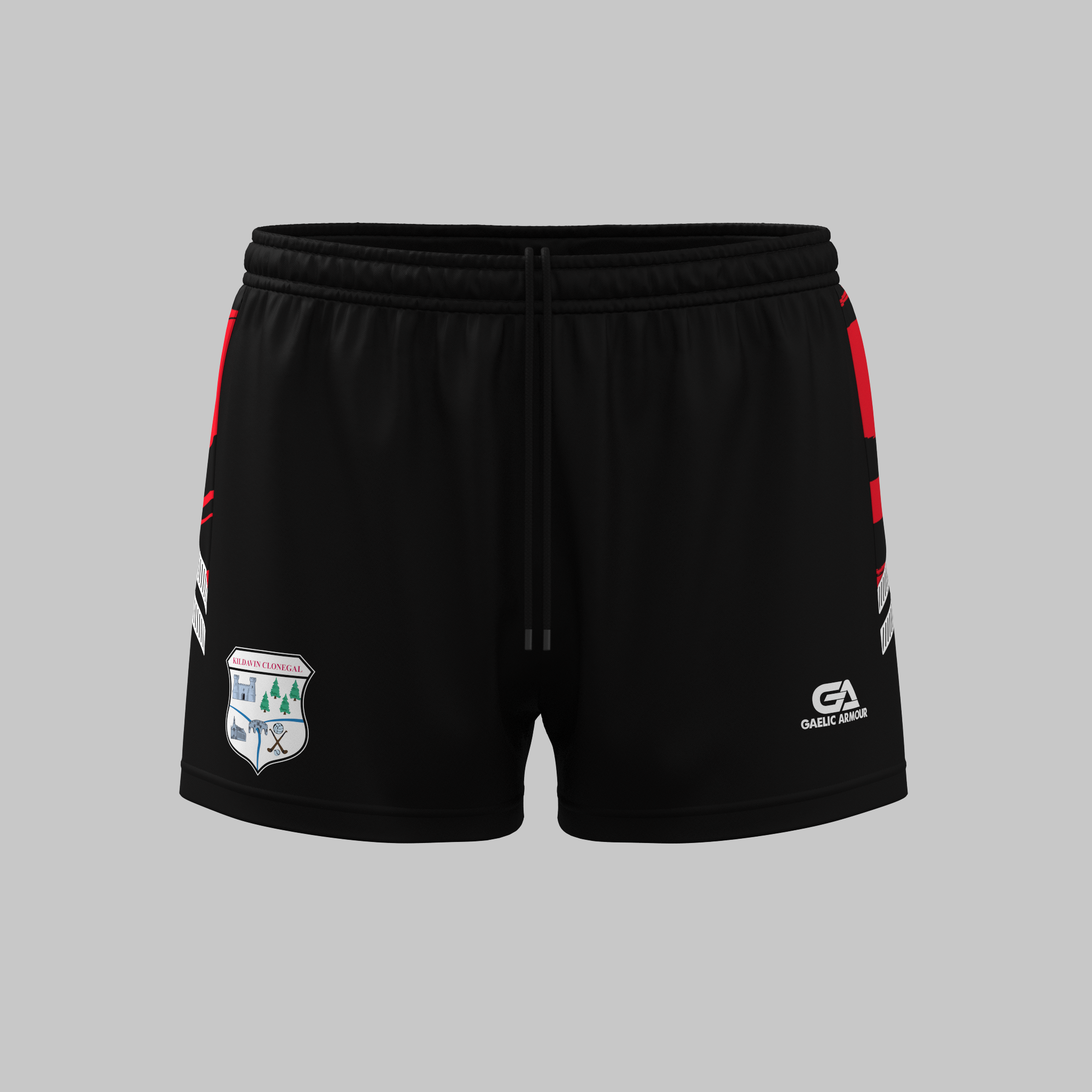Kildavin Clonegal Adult Black training shorts Shorts